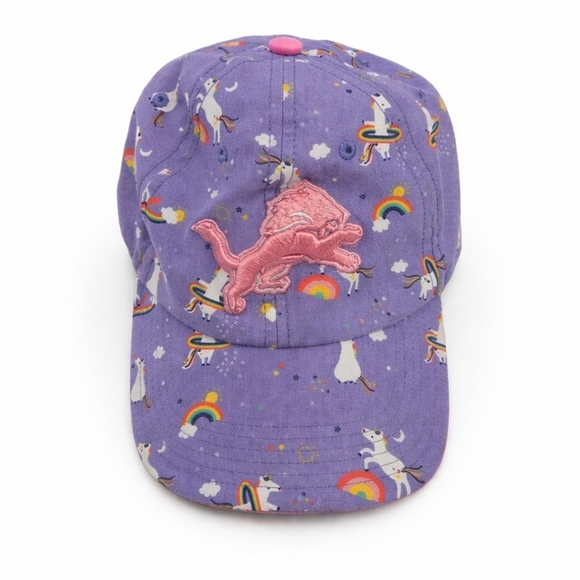‘47 Brand Other - Girls Preschool '47 Lavender Detroit Lions Unicorn Clean Up Adjustable Hat